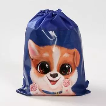 Мешок для обуви «Собака» (нетканый материал) 4130 см