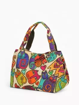 Сумка дорожная на молнии, разноцветная