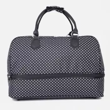 Сумка дорожная на молнии, с увеличением, наружный карман, длинный ремень, цвет синий