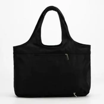 Сумка дорожная, отдел на молнии, 5 наружных карманов, цвет чёрный