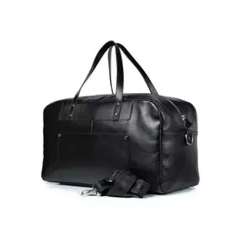 Сумка дорожная, отдел на молнии, цвет черный 47х27х24см