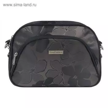 Сумка дорожная, отдел на молнии, цвет тёмно-коричневый