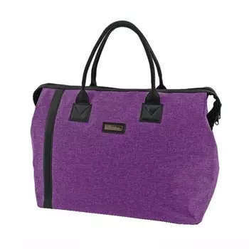 Сумка дорожная (ВД43-07310) комбинированный материал (тестиль + НК), фиолетовый, 1х730х43 см 10329