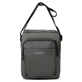 Сумка FABRETTI, нейлон, молния, 1058-11,хаки