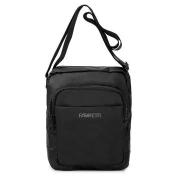 Сумка FABRETTI, нейлон, молния, 1058-2,черный