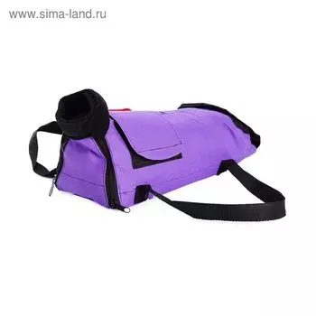 Сумка фиксатор для кошки OSSO, М (39х15х14 см, высота до воротника 11 см), микс цветов