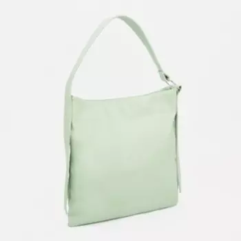 Сумка-хобо, отдел на молнии, цвет мятный