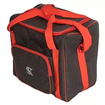 Сумка-холодильник SUPRA SCB-B2802, 28 л, 36х23х34 см, серый с алым