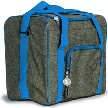 Сумка-холодильник SUPRA SCB-B2803, 28 л, 36х23х34 см, серый с синим