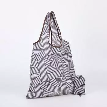 Сумка хозяйственная без застежки, цвет серый