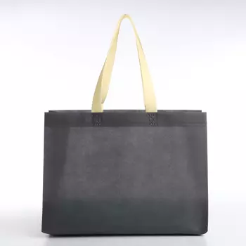 Сумка хозяйственная без застёжки, цвет серый