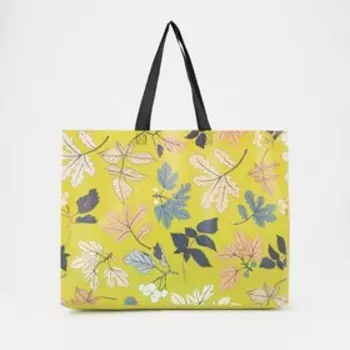 Сумка хозяйственная без застёжки, цвет зелёный