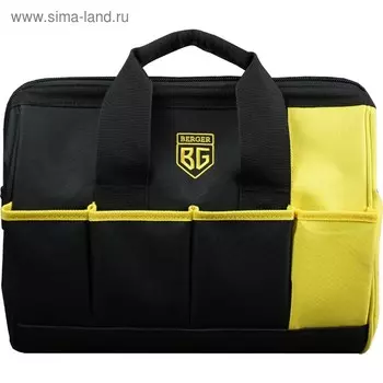 Сумка инструментов BERGER BG1196, полиэфирное волокно, 18 карманов