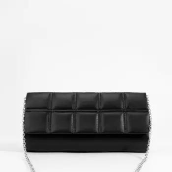 Сумка женская на магните, цвет чёрный