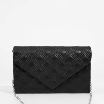 Сумка женская на магните, цвет чёрный