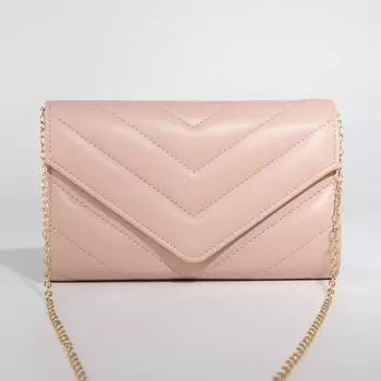 Сумка женская на магните, цвет розовый