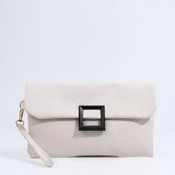 Сумка женская на магните, цвет белый