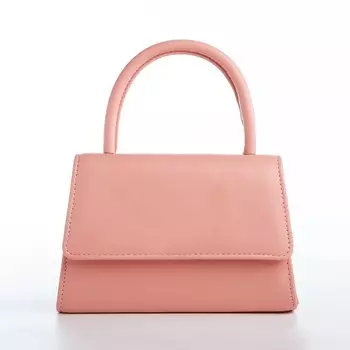 Сумка женская на магните, цвет розовый