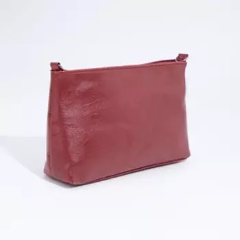 Сумка-клатч на молнии, цвет бордовый