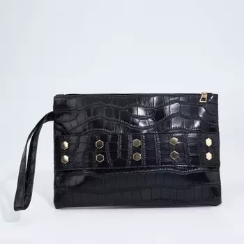 Сумка женская на молнии, цвет чёрный