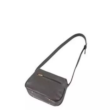 Сумка кросс-боди иск.кожа, отдел на молнии, цвет коричневый 22х12х20см