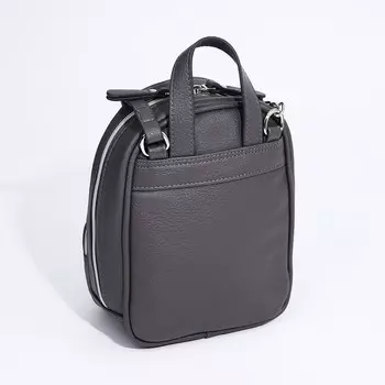 Сумка кросс-боди Медведково на молнии, цвет серый