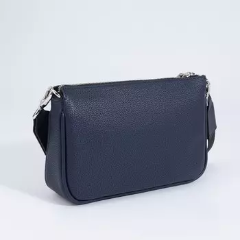 Сумка кросс-боди Медведково на молнии, цвет синий