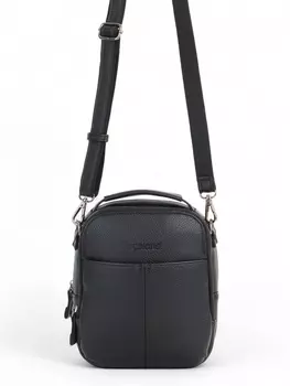 Сумка кросс-боди мужская Bagsland на молнии, чёрная