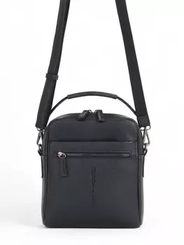 Сумка кросс-боди мужская Bagsland на молнии, чёрная