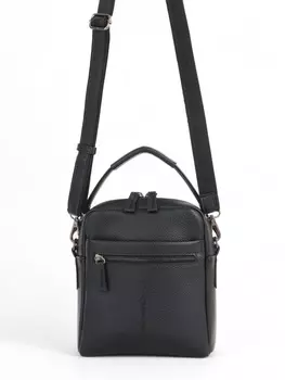 Сумка кросс-боди мужская Bagsland на молнии, чёрная