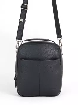 Сумка кросс-боди мужская Bagsland на молнии, чёрная