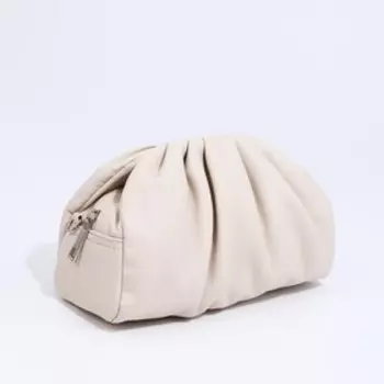 Сумка кросс-боди RICHET на фермуаре, цвет бежевый