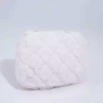 Сумка кросс-боди на клапане, цвет белый