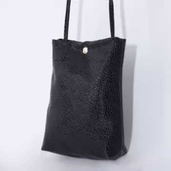 Сумка кросс-боди на клапане, цвет чёрный