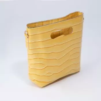 Сумка кросс-боди на магните, цвет жёлтый