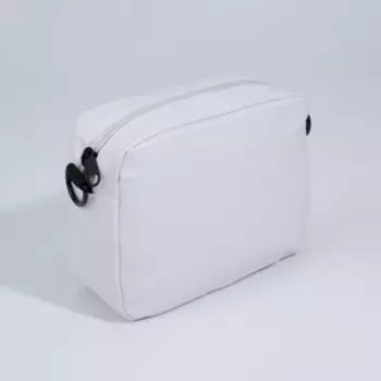 Сумка кросс-боди на молнии, цвет белый