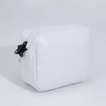 Сумка кросс-боди на молнии, цвет белый