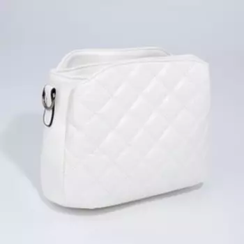 Сумка кросс-боди на молнии, цвет белый