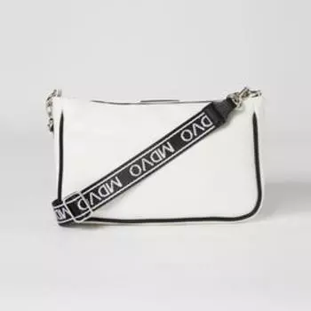 Сумка кросс-боди на молнии, цвет белый