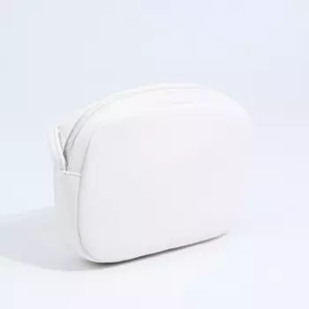 Сумка кросс-боди на молнии, цвет белый