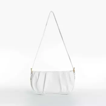 Сумка женская кросс-боди на молнии, 24713 см, белая