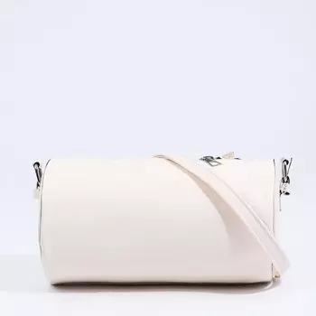 Сумка женская кросс-боди на молнии, 2211.511.5 см, однотонная, белая