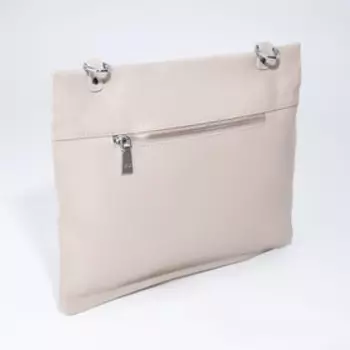 Сумка женская кросс-боди на молнии, цвет бежевый