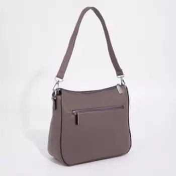 Сумка кросс-боди на молнии, цвет бежевый