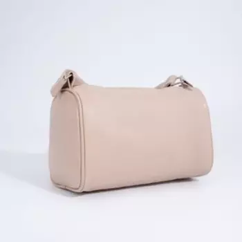 Сумка женская на молнии, цвет бежевый