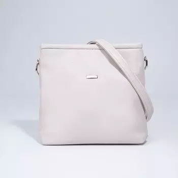 Сумка кросс-боди на молнии, цвет бежевый