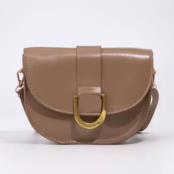 Сумка женская на магните, цвет бежевый