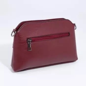 Сумка кросс-боди на молнии, цвет бордовый