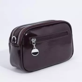 Сумка женская кросс-боди на молнии, 20913 см, бордовая