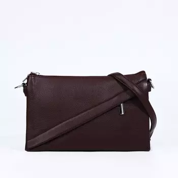 Сумка кросс-боди на молнии, цвет бордовый